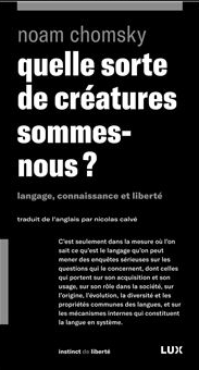 Quelle sorte de créature sommes-nous